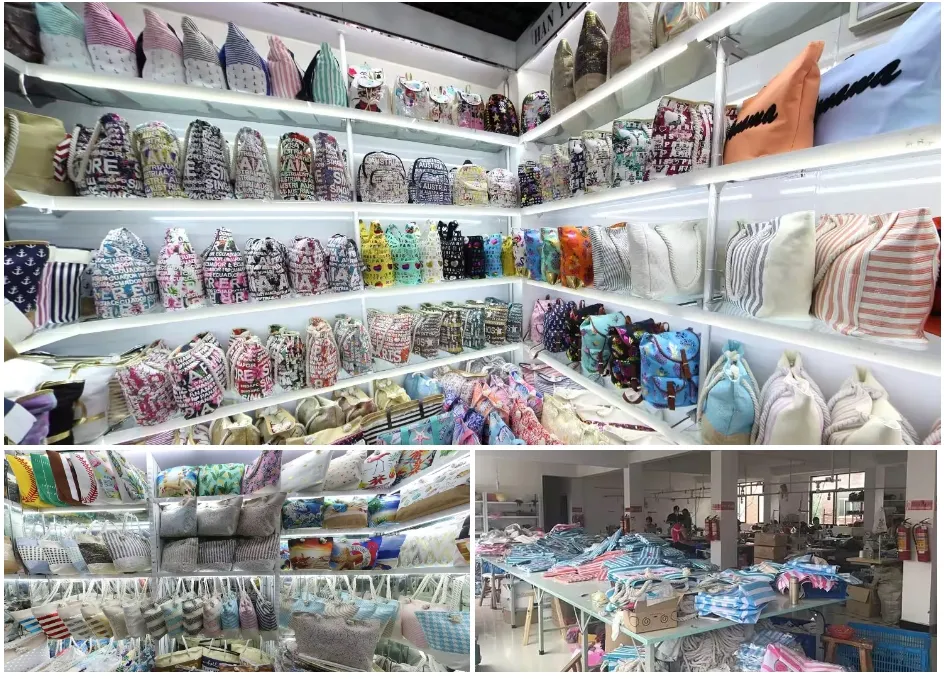 Variedad de modelos de bolsas de playa