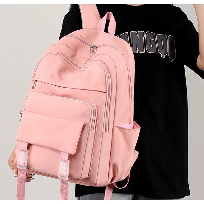 Mochila de viaje para estudiantes de moda, impermeable, mochila grande para laptop, bolsa para mujeres, escuela