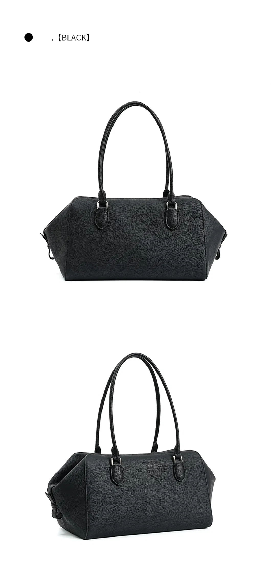 Bolso Baguette Avanzado de Moda de Cuero Genuino para Damas Bolso de Axila
