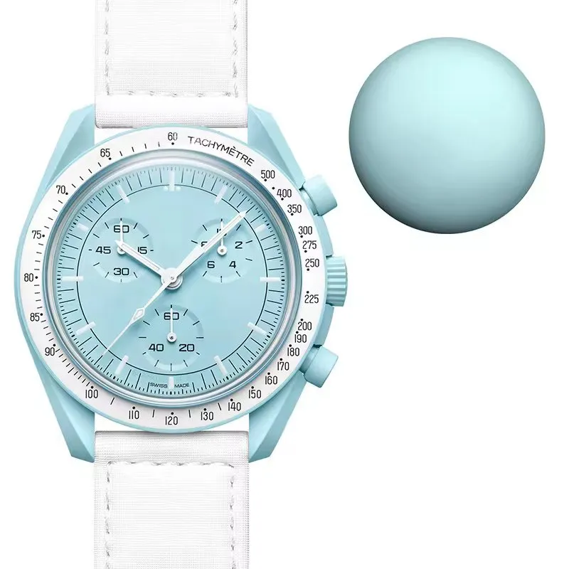 Reloj mecánico de fase lunar de edición limitada para hombres Super Clone