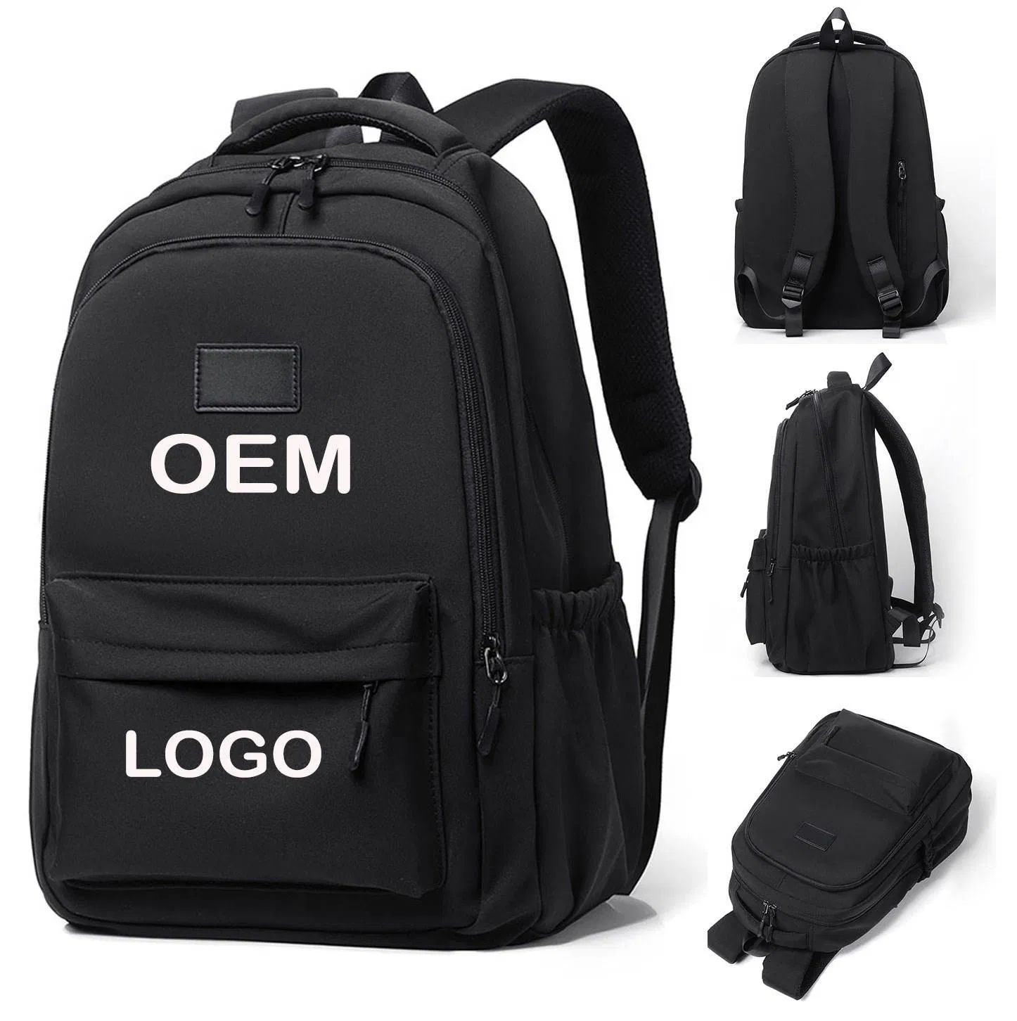 Mochila personalizada impermeable para senderismo, viaje, ocio, con cremallera, duradera, mochilas escolares, mochila unisex