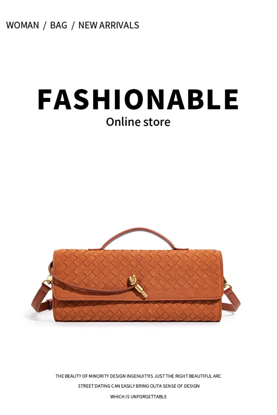 Bolso de barril tejido de PU mate multicolor portátil con asa superior y bandolera para damas