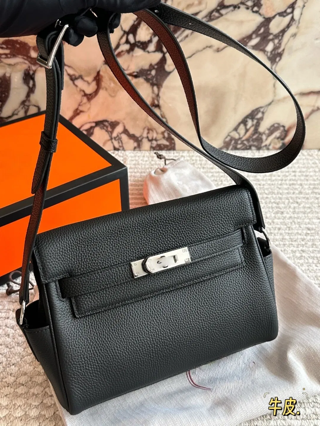 Nueva llegada bolso estructurado para mujer estilo médico de cuero con asa superior, bolso de lujo de vieja escuela para mujer