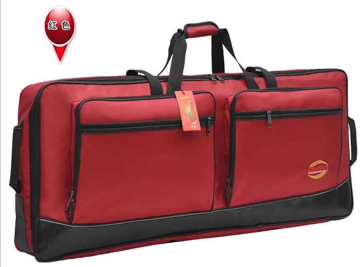 Bolsa de herramientas para acordeón electrónico de teclado de instrumentos musicales de doble hombro (CY3555)