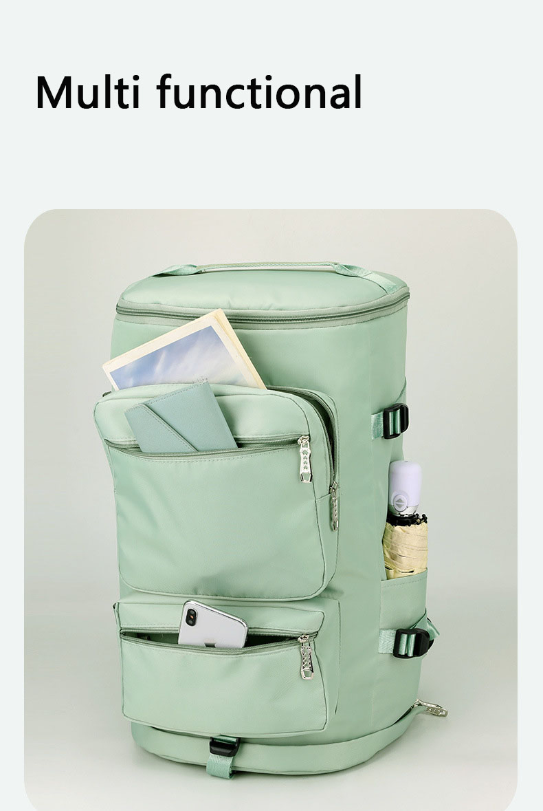 Bolsa de deporte grande personalizada para mujeres, bolsa de viaje de yoga para el fin de semana
