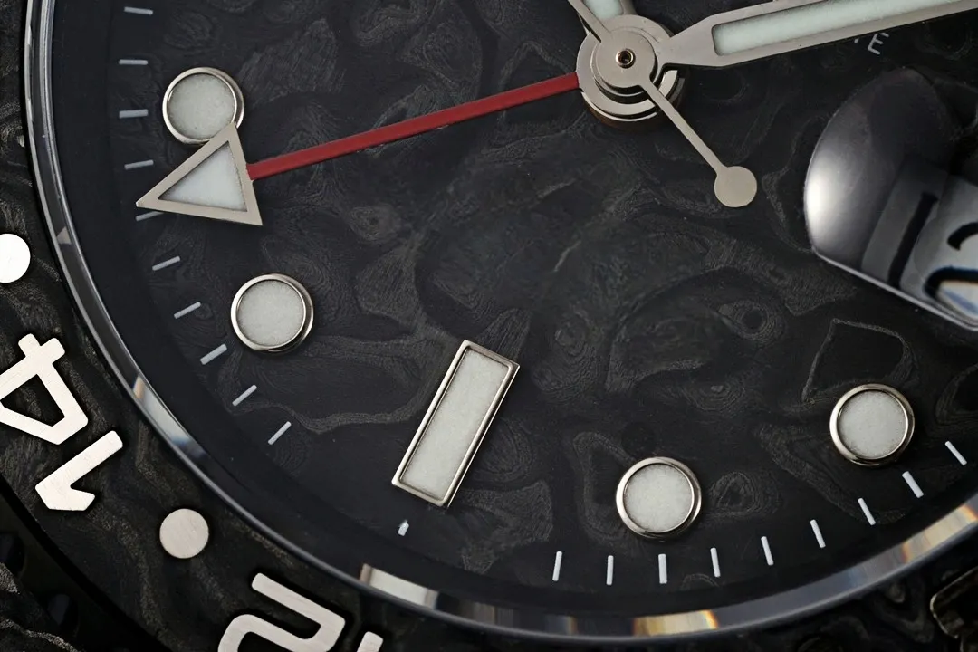 Omg Reloj de Lujo Multifuncional con Luz Nocturna Movimiento Suizo de la Fábrica Lunar Dial