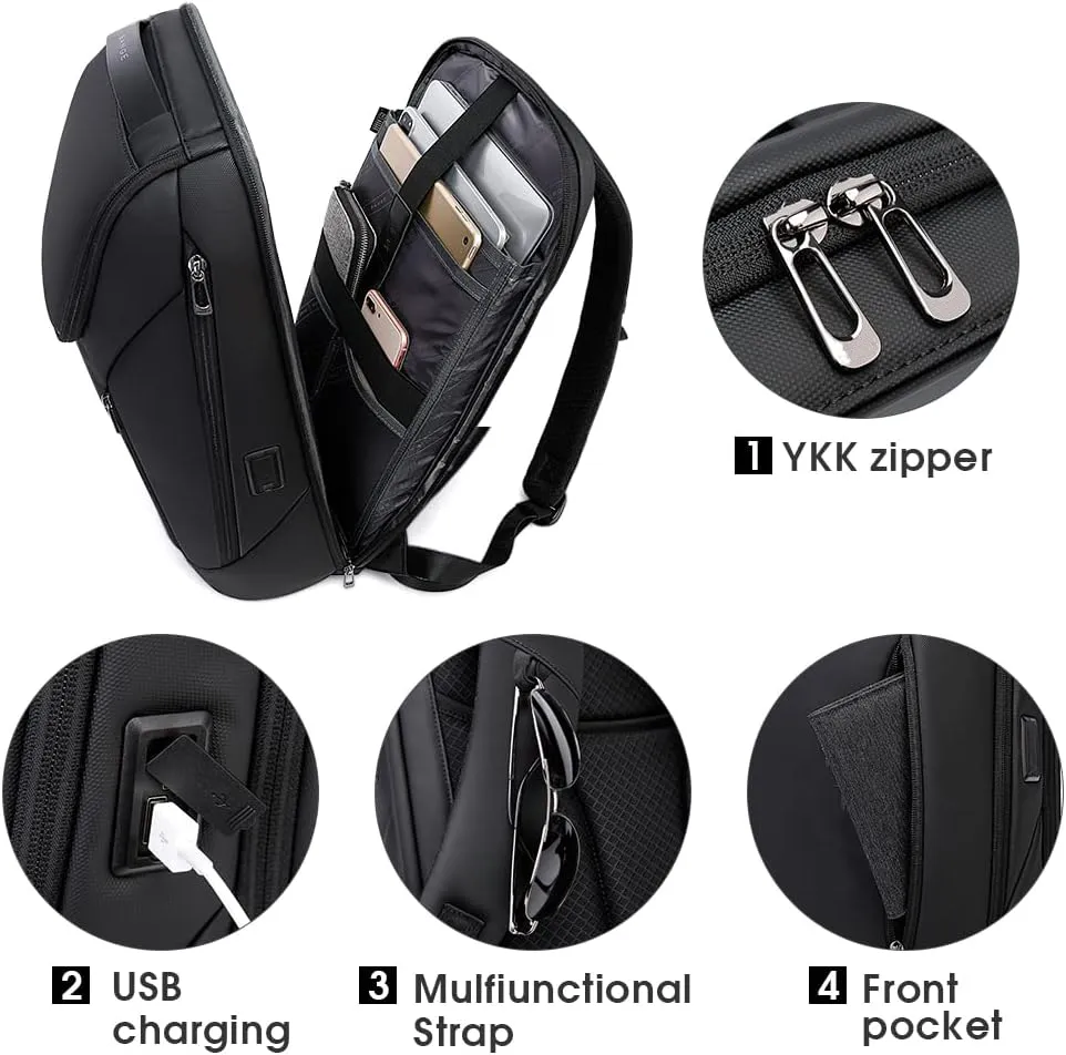 Mochila de Negocios Inteligente para Laptop de 15.6 Pulgadas