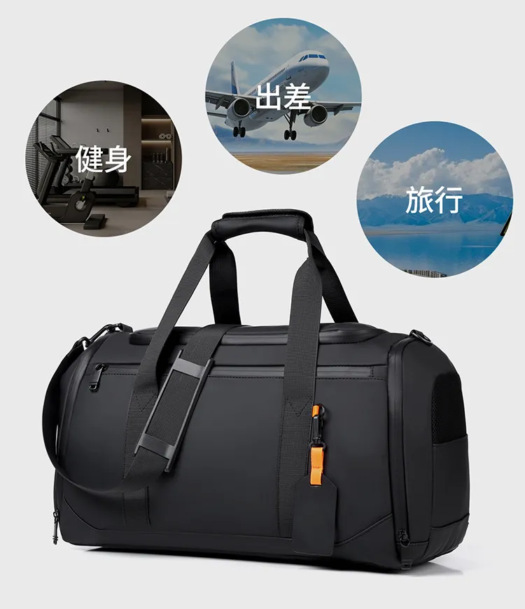 Gran 30L Bolsa de Viaje Duffel Impermeable para Fin de Semana Equipaje de Mano con Correa de Hombro Desmontable
