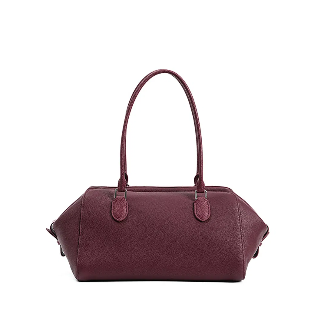 Bolso Baguette Avanzado de Moda de Cuero Genuino para Damas Bolso de Axila