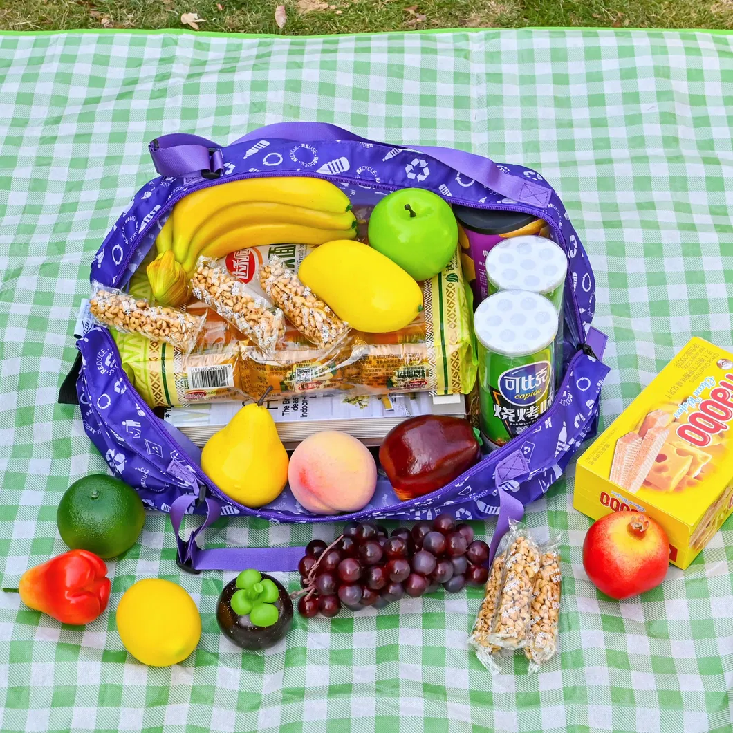 Venta Caliente Bolsa de Compras Plegable de RPET en Acordeón