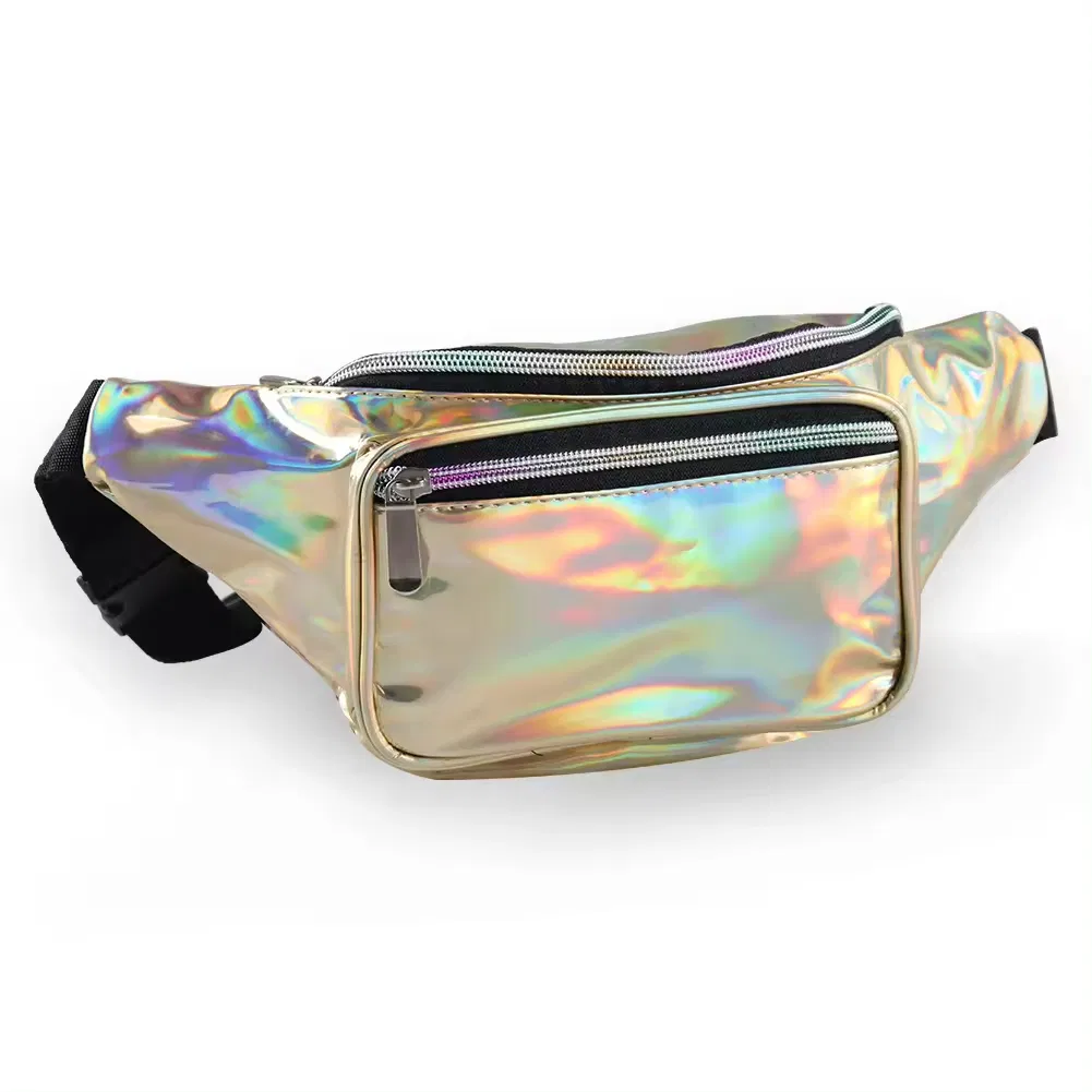 Bolso de Cintura Holográfico para Mujeres