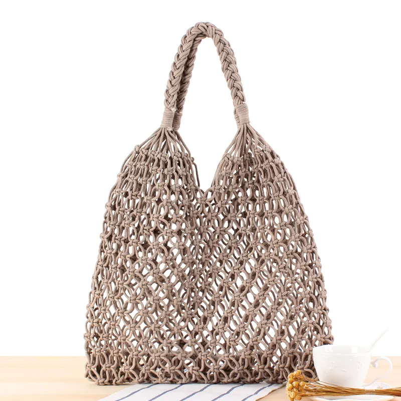 Bolsa de rafia al por mayor, bolsa de playa de alta calidad, bolsa de playa de verano, bolsos de rafia de paja para mujeres