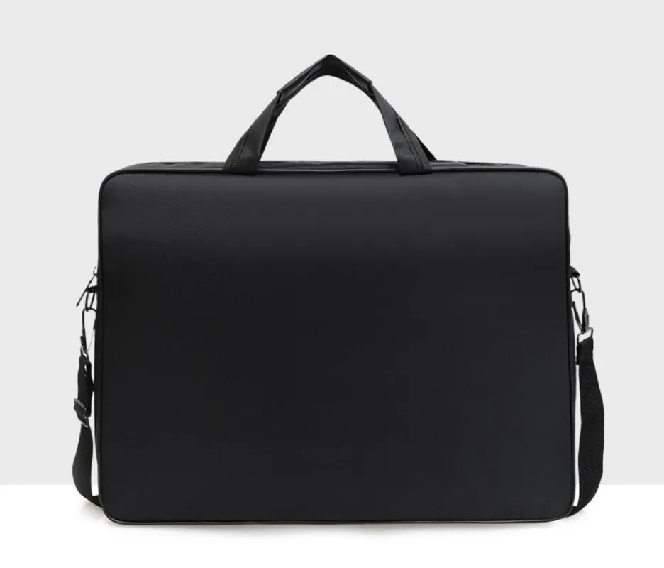 Maletín de tela Oxford Organizador de documentos para computadora Bolsa de mano para oficina o escuela para llevar laptop