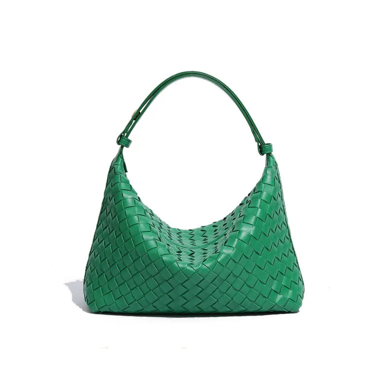 Bolso de hombro grande de capacidad para viajar, bolso de playa trenzado hecho a mano, tote tejido para damas