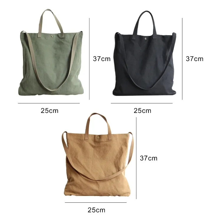 Bolsa de compras de algodón en blanco personalizada para hacer tu propio logo