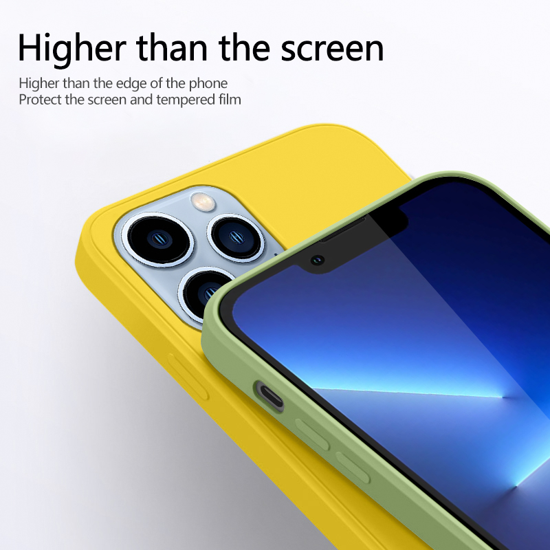 1.5mm Funda de teléfono móvil de silicona mate gruesa Funda colorida de TPU suave para iPhone16 15 14 13 12 11 Funda PRO Max