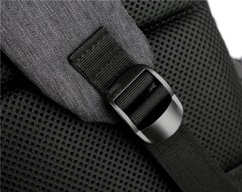 Mochila de negocios al por mayor para laptop, gran capacidad, bolsa para computadora con carga USB