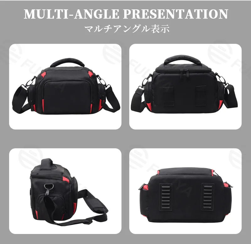 Funda de Cámara Personalizada DSLR Impermeable Portátil Bolsa de Hombro para Equipos de Fotografía y Grabación de Video