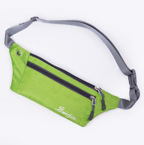 Pequeño bolso de cintura con cierre de cremallera, precio económico, impermeable, para deportes, para mujeres y hombres