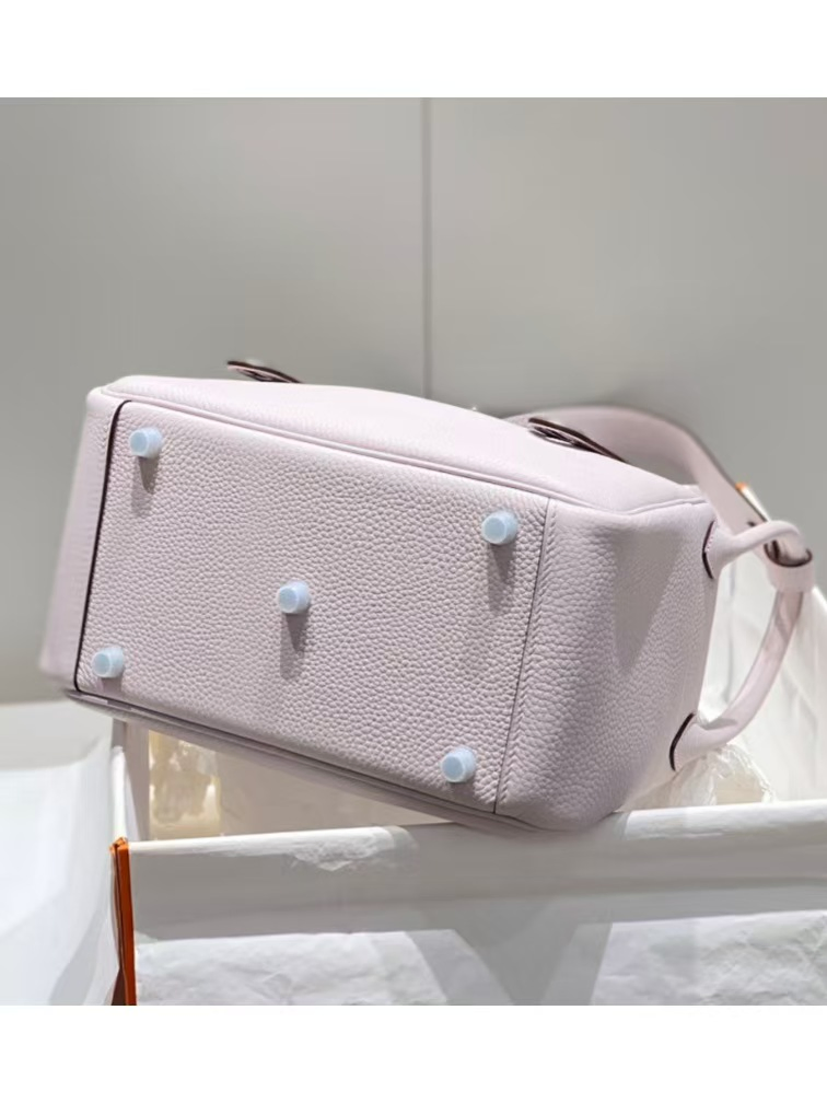 H Hardware de Acero Inoxidable Tc Bolso de Cuero Genuino Lindi 19/26/30 Bolsa de Mano de Grano de Lichi de Piel de Vaca de Capa Superior para Mujeres