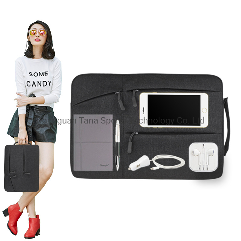 Mochila de computadora portátil de negocios escolar de viaje en gris y negro de diseñador al por mayor