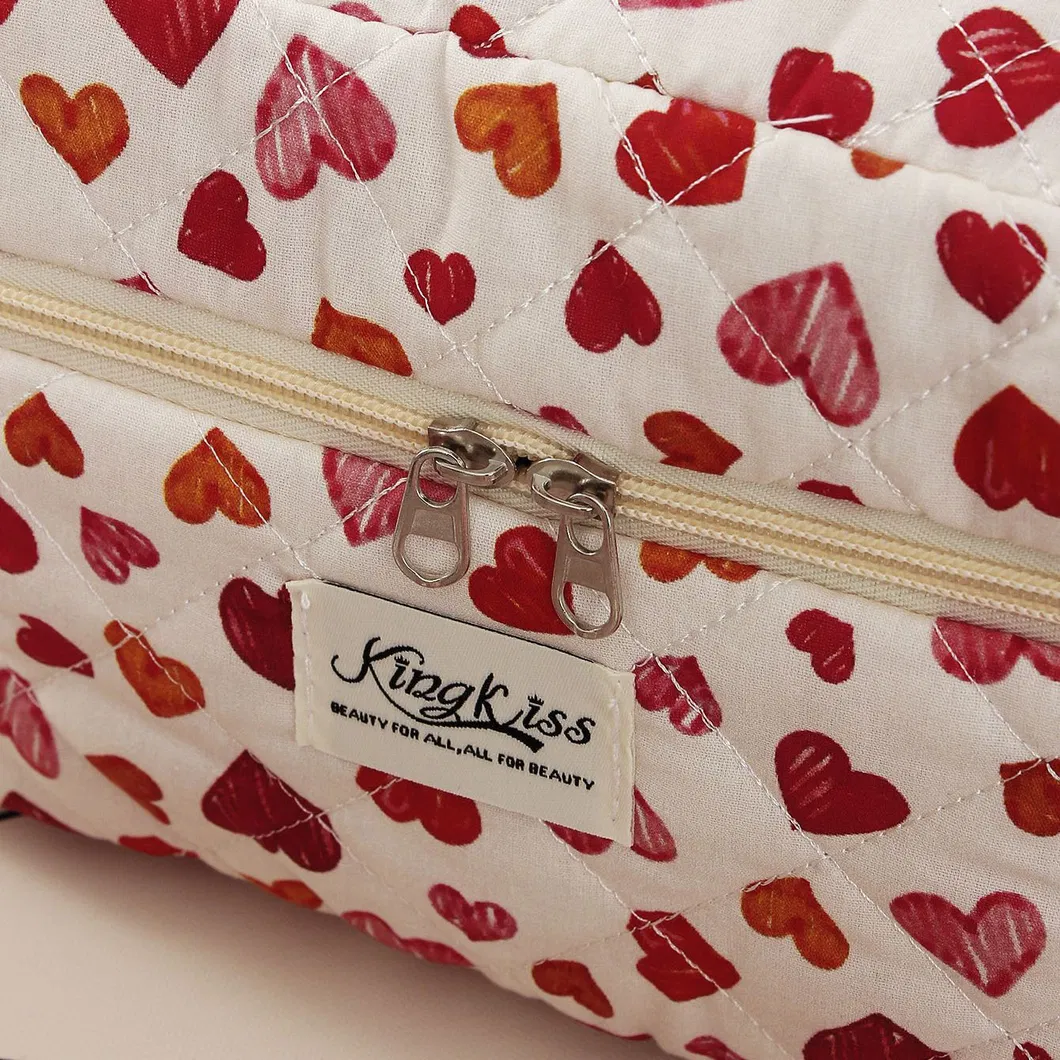 Bolsa de belleza acolchada de viaje