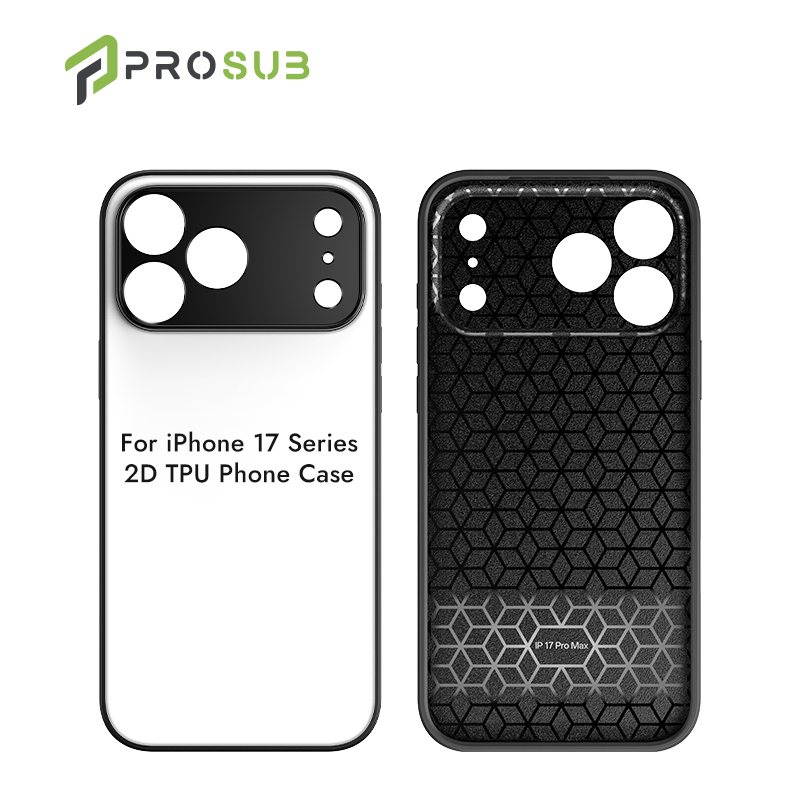 Prosub 2D Sublimation Phone Case Blank TPU Mobile Cover for iPhone 17 Series with Precise Camera Cutout