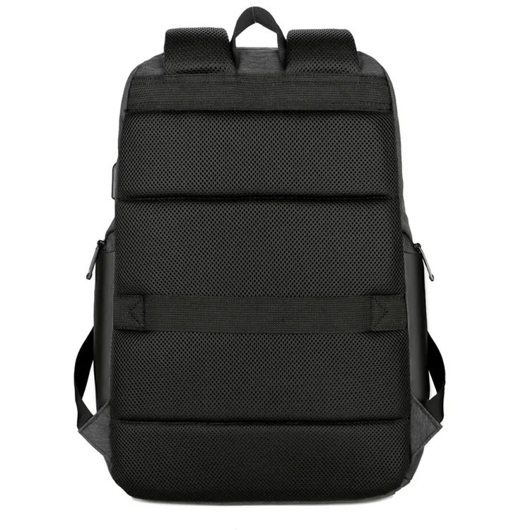 Mochila de negocios al por mayor para laptop, gran capacidad, bolsa para computadora con carga USB