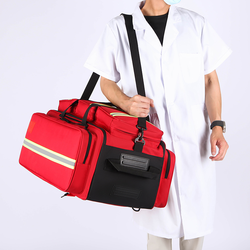 Mochila médica portátil de emergencia grande para camping, ambulancia, coche, supervivencia, kit de primeros auxilios táctico, bolsa para doctor y enfermera