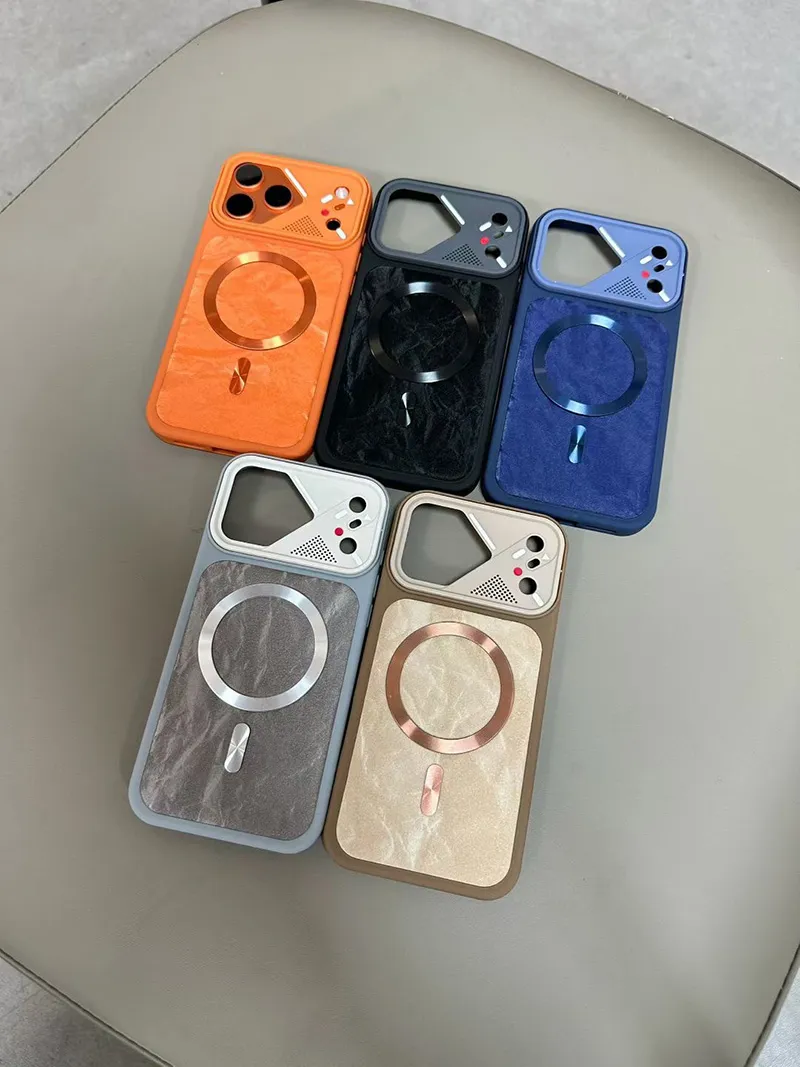 Funda flexible a prueba de golpes con carga magnética Magsafe
