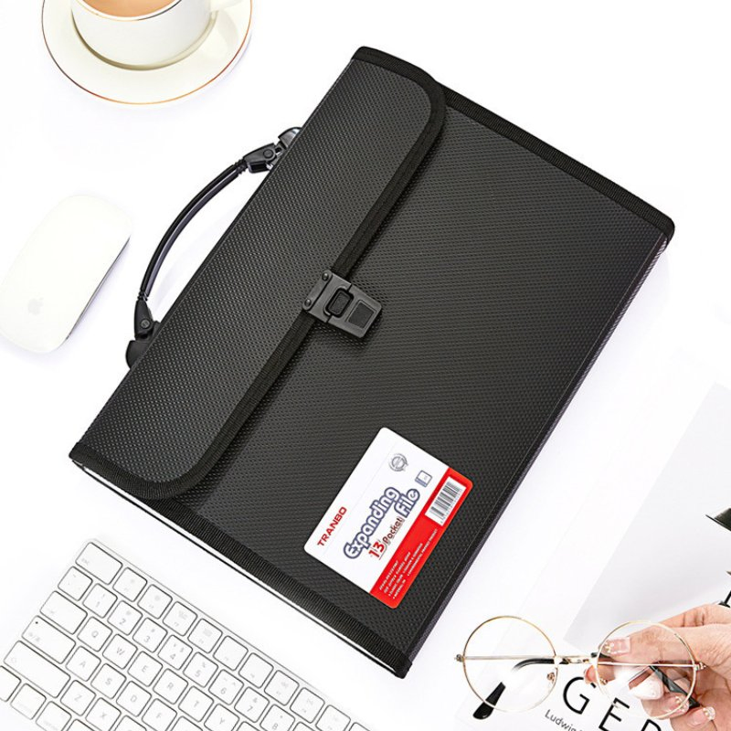 Carpeta Acordeón de Precio Económico 13 Bolsillos Organizador de Archivos Expansibles con Asa