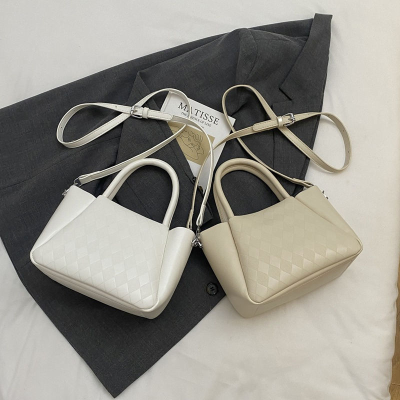 Bolso Tote de Diamante Acolchado para Mujeres en Negro con Asas Superiores y Correa Cruzada Desmontable, Bolsa Versátil de Dos Maneras para Llevar en Negro