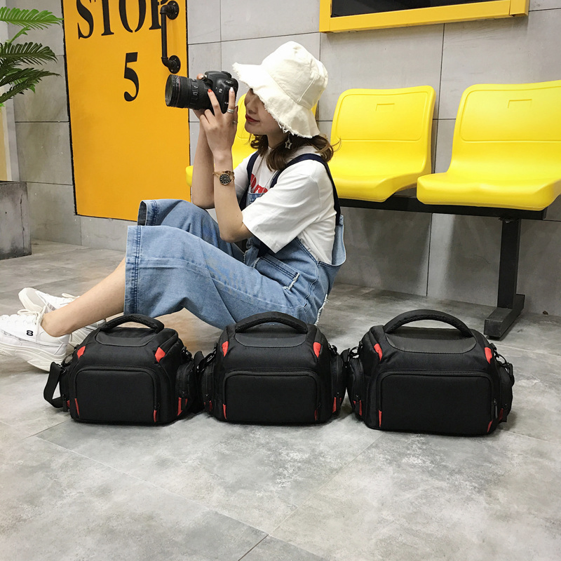 Fuliya Fábrica Funda de Cámara Personalizada DSLR Impermeable Portátil Bolsa de Hombro para Equipos de Fotografía y Grabación de Video