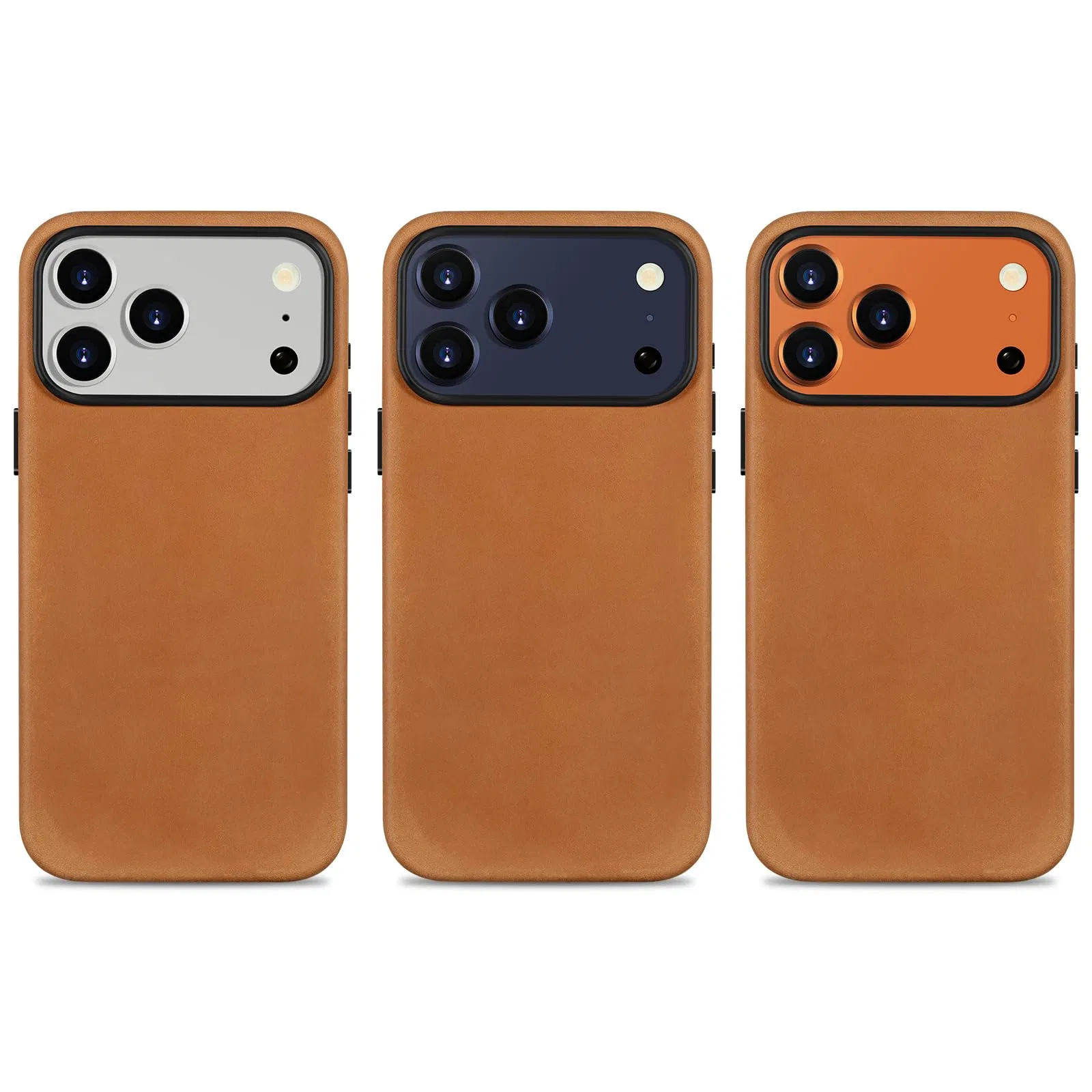 Fundas de teléfono móvil de cuero magnéticas Magsafe para iPhone 17 PRO/17 PRO Max