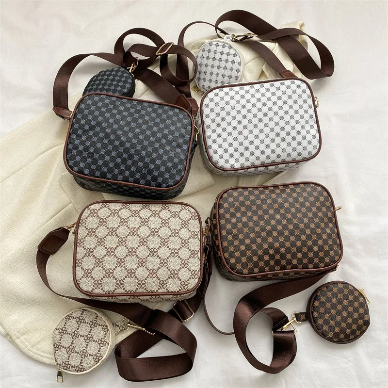 Bolso de mano pequeño de mujer de cuero PU de diseñador de lujo