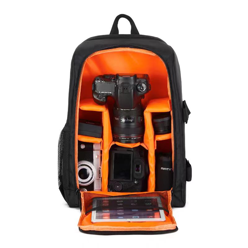 Bolsa de cámara digital impermeable multifuncional y desmontable para exteriores de RPET personalizada