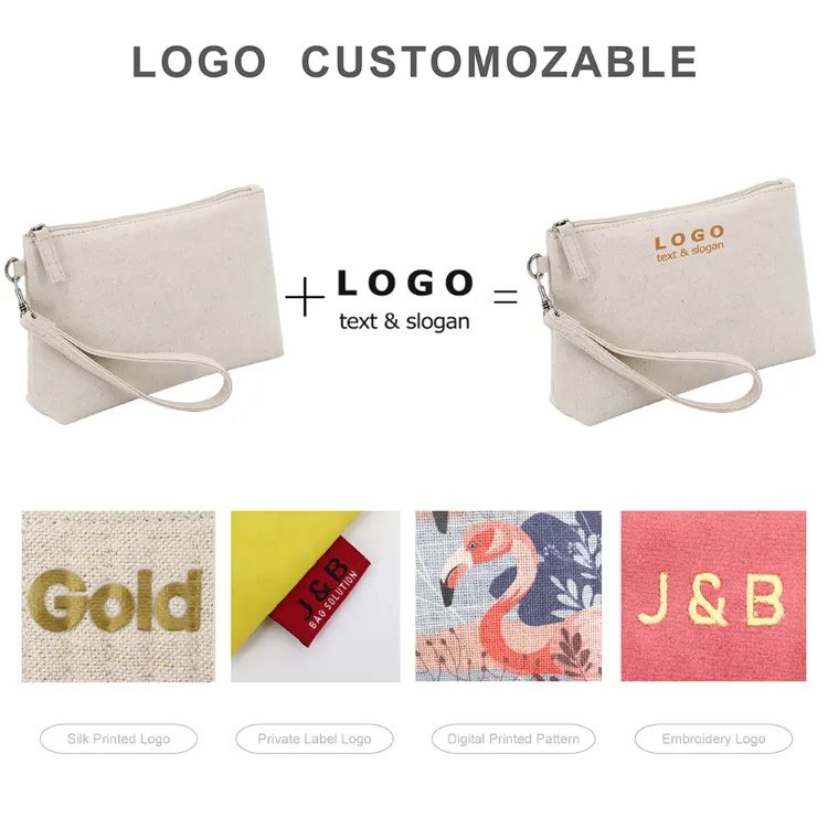 Bolsa de maquillaje cosmético de gran capacidad estilo coreano con cremallera