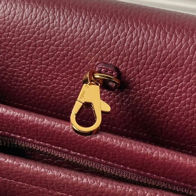 Marca famosa francesa Bolso estilo baguette larga 30.5mm Bolso de mano As6288 Bolso tote Cerf bajo el brazo Popular patrón de litchi Monedero de cuero auténtico para dama Bolso de mujer