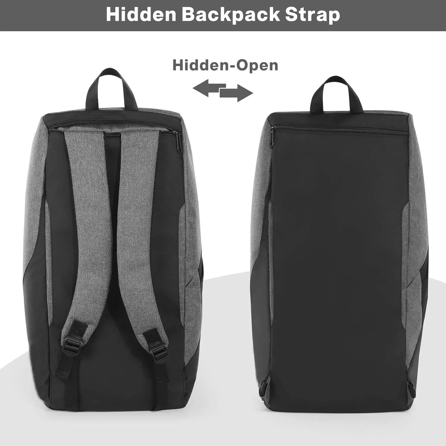 Gran mochila de gimnasio, bolsa de viaje, bolsa de duffel, mochila para fin de semana, mochila de mano para gimnasio, viaje y fitness