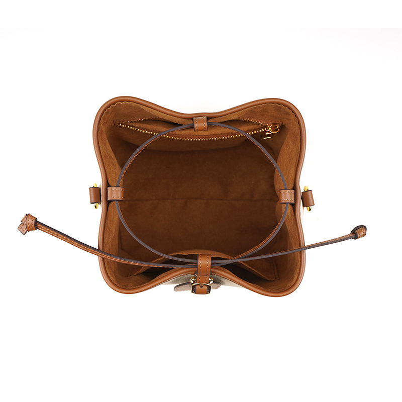 Nueva bolsa de cuero tipo cubo para mujeres con gran capacidad (JT2599)