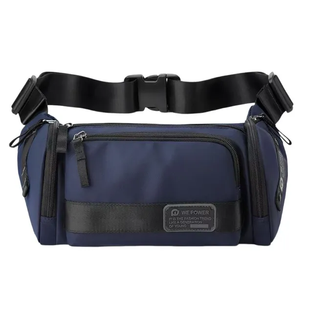 Bolso cruzado de cintura color sólido