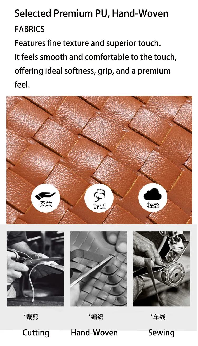 Bolso de hombro grande de capacidad para viajar, bolso de playa trenzado hecho a mano, tote tejido para damas