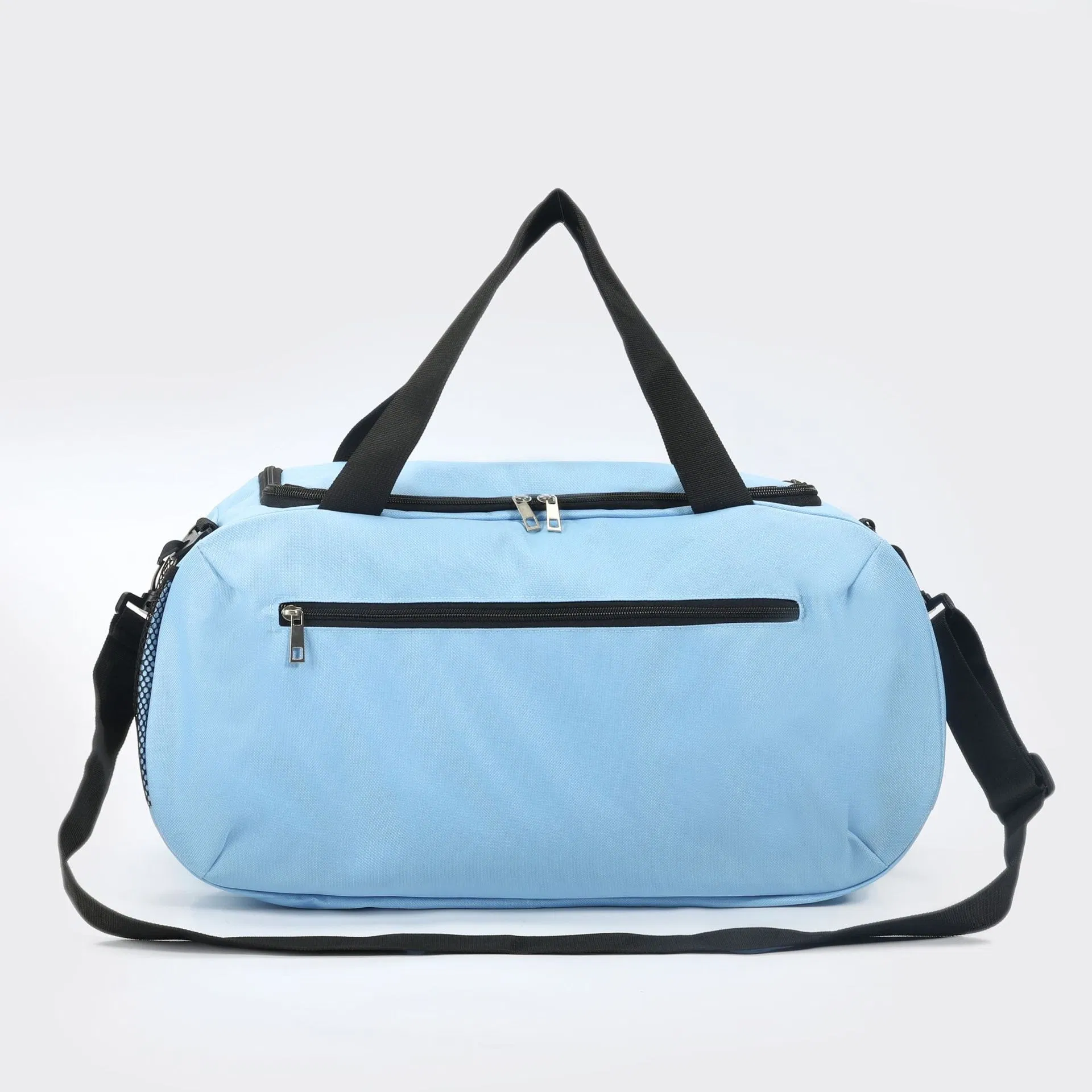 Gran bolsa de gimnasio con compartimento para zapatos, adecuada para viajes en avión, deportes de fin de semana, entrenamiento, pernoctaciones, mochilas promocionales