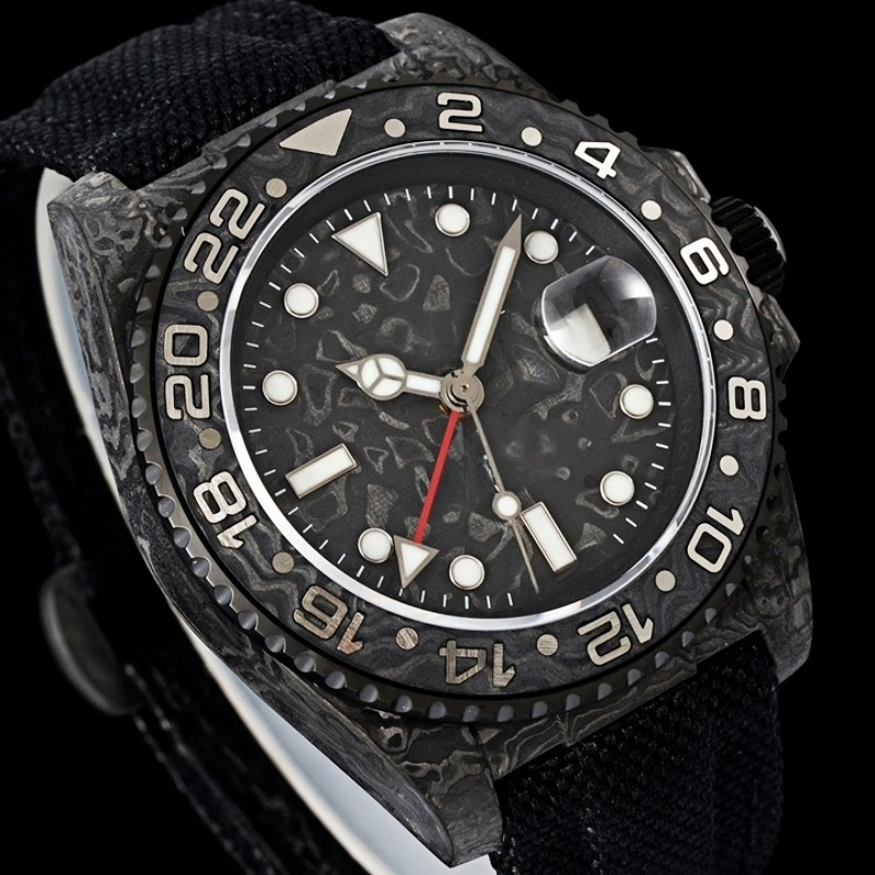 Omg Reloj de Lujo Multifuncional con Luz Nocturna Movimiento Suizo de la Fábrica Lunar Dial