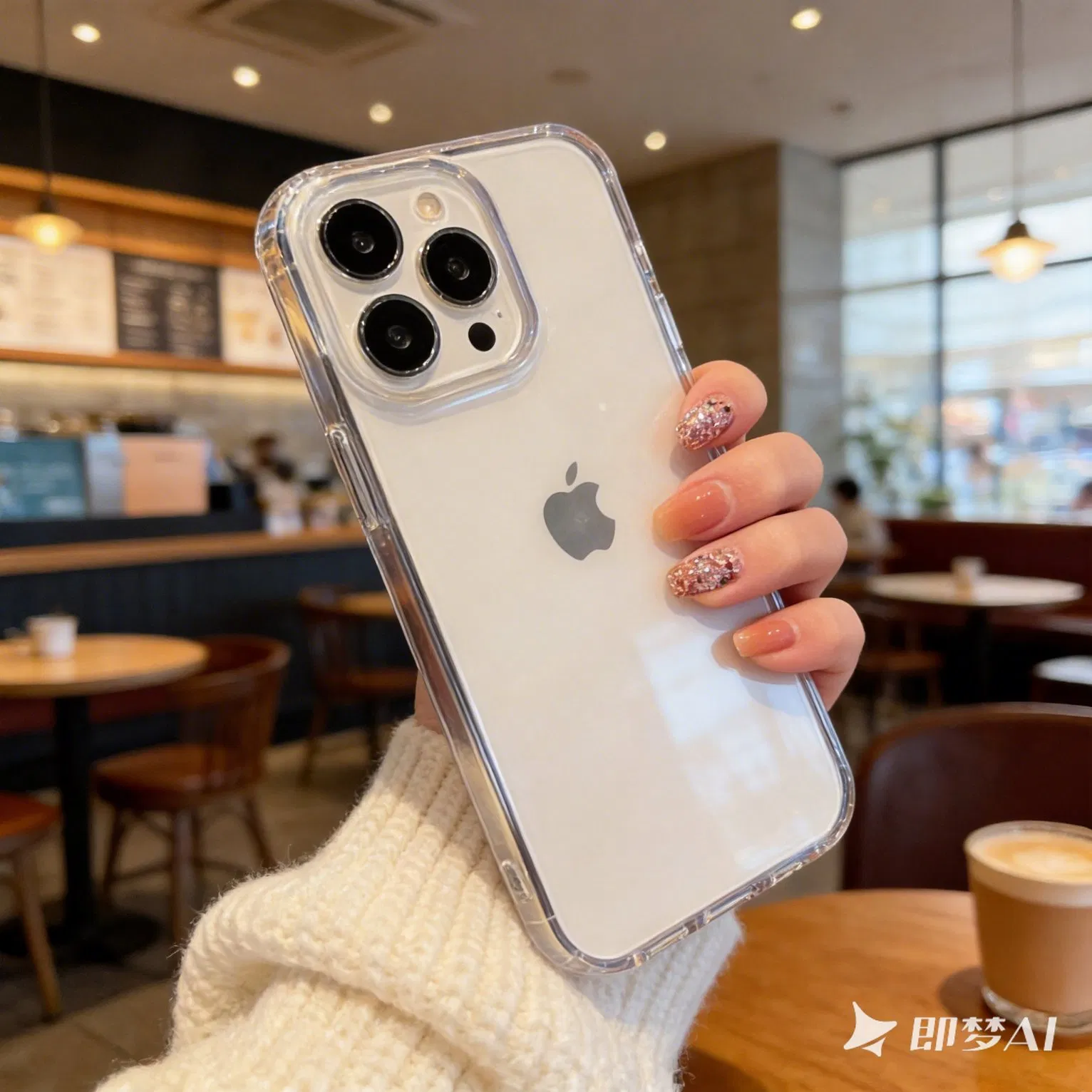 Funda de teléfono TPU clara y a prueba de golpes para iPhone 16/15/14 Anti amarillamiento y anti rayones
