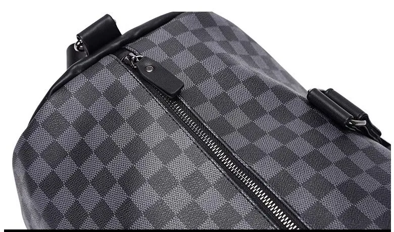 2025 Gran bolsa de viaje de cuero PU para hombres