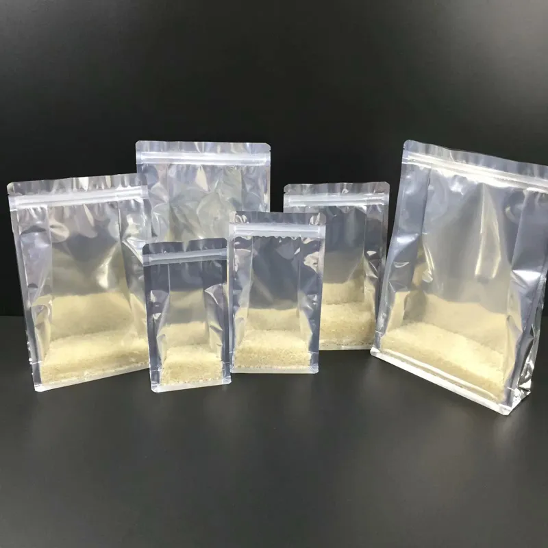 Bolsa de embalaje de té de acordeón con revestimiento de aluminio, grado alimenticio