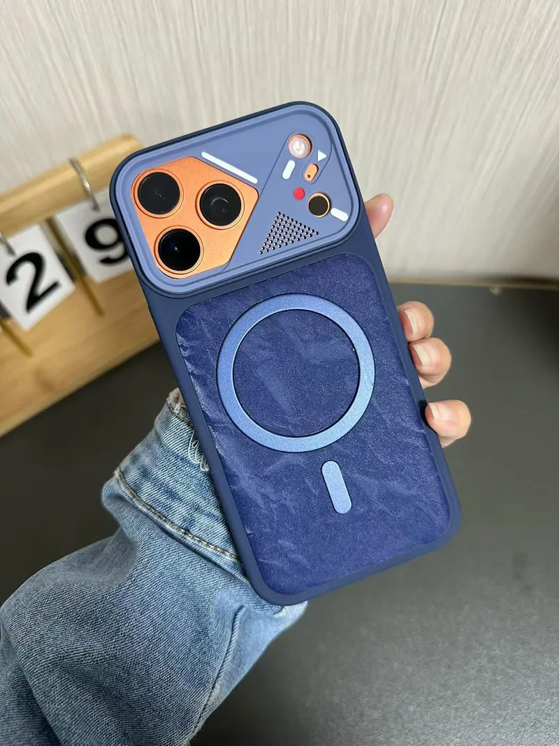 Funda flexible a prueba de golpes con carga magnética Magsafe