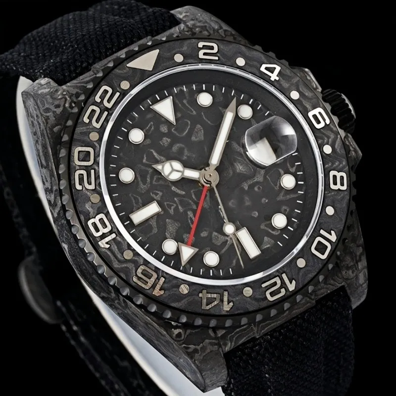 Omg Reloj de Lujo Multifuncional con Luz Nocturna Movimiento Suizo de la Fábrica Lunar Dial
