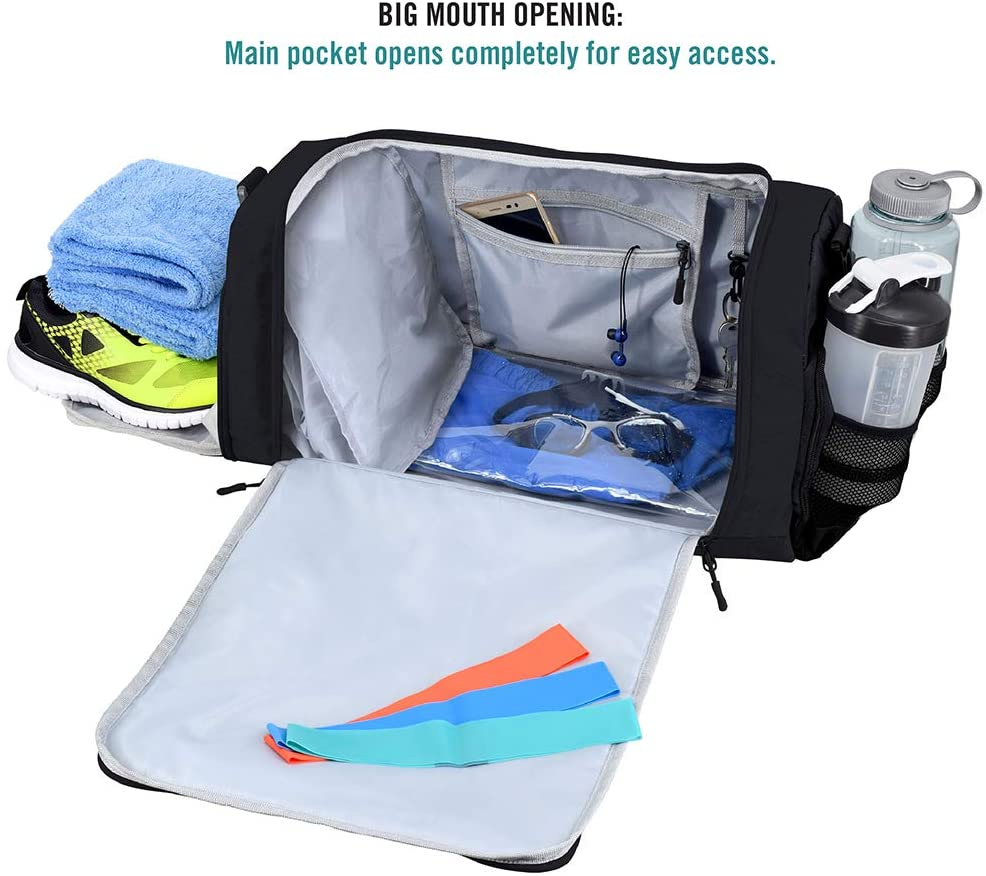Bolsa de viaje de fin de semana de baile, resistente al agua, de gran capacidad y duradera